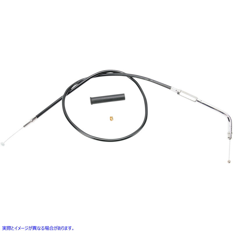 取寄せ スロットルケーブル - 32-1/2インチ - ビニール ドラッグスペシャリティーズ Throttle Cable - 32-1/2 - Vinyl 0650-0331 06500331