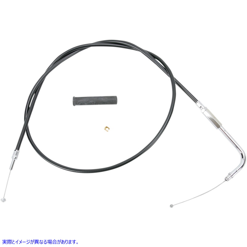 取寄せ スロットルケーブル - 42-1/2インチ - ビニール ドラッグスペシャリティーズ Throttle Cable - 42-1/2 - Vinyl 0650-0339 06500339