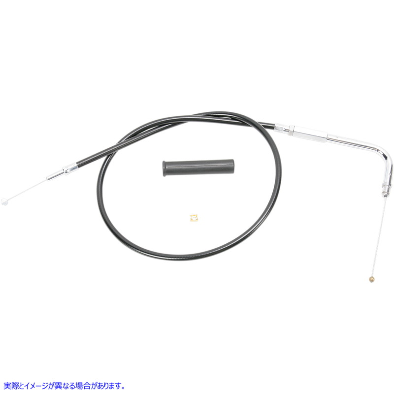 取寄せ スロットルケーブル - 30インチ - ビニール ドラッグスペシャリティーズ Throttle Cable - 30 - Vinyl 0650-0345 06500345