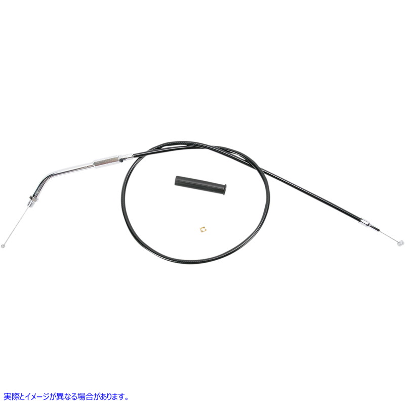 取寄せ スロットルケーブル - 30インチ - ビニール ドラッグスペシャリティーズ Throttle Cable - 30 - Vinyl 0650-0347 06500347