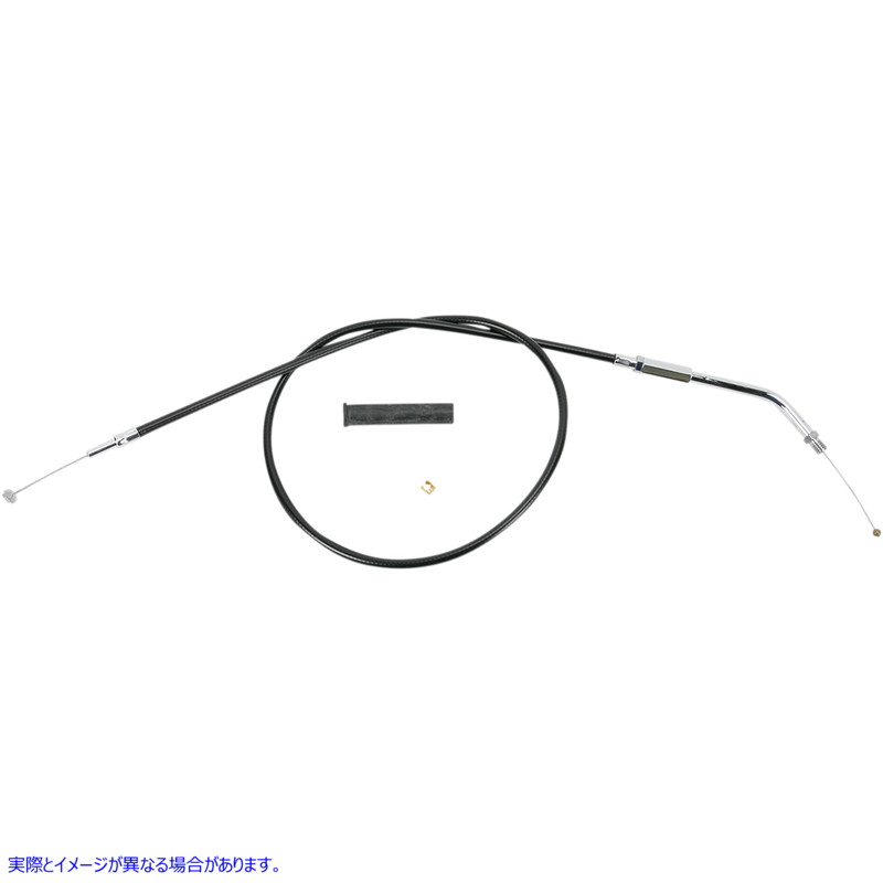 取寄せ スロットルケーブル - 31-3/4インチ - ビニール ドラッグスペシャリティーズ Throttle Cable - 31-3/4 - Vinyl 0650-0351 06500351