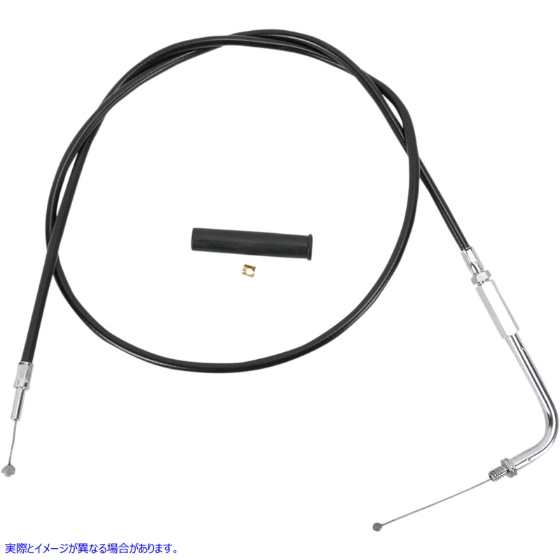 取寄せ スロットルケーブル - 39-1/2インチ - ビニール ドラッグスペシャリティーズ Throttle Cable - 39-1/2 - Vinyl 0650-0404 06500404