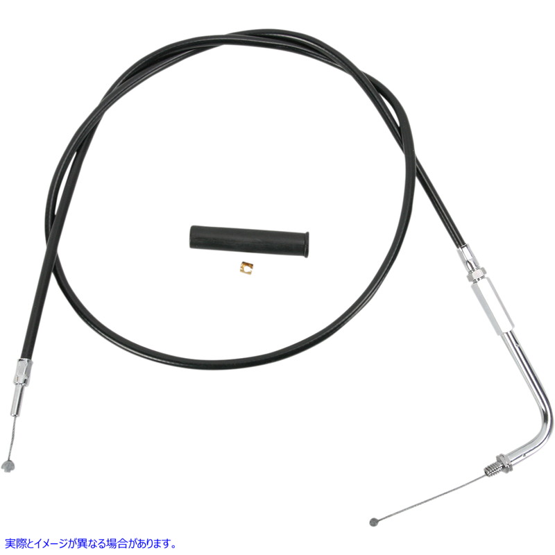 取寄せ スロットルケーブル - 38インチ - ビニール ドラッグスペシャリティーズ Throttle Cable - 38 - Vinyl 0650-0405 06500405