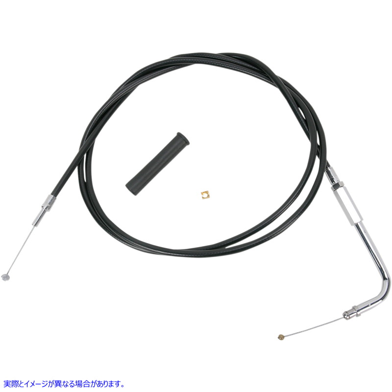 取寄せ スロットルケーブル - 24-1/2インチ - ビニール ドラッグスペシャリティーズ Throttle Cable - 24-1/2 - Vinyl 0650-0416 06500416