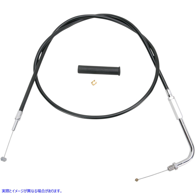 取寄せ スロットルケーブル - 30インチ - ビニール ドラッグスペシャリティーズ Throttle Cable - 30 - Vinyl 0650-1084 06501084