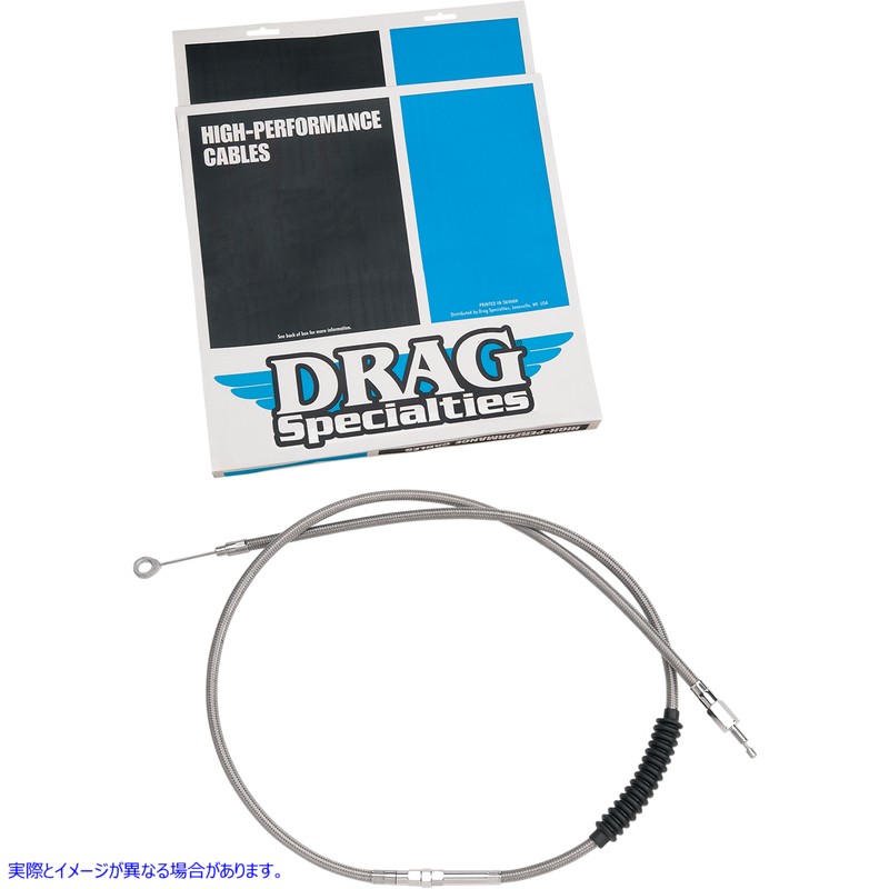 取寄せ クラッチケーブル - 編組 ドラッグスペシャリティーズ Clutch Cable - Braided 0652-1442 06521442