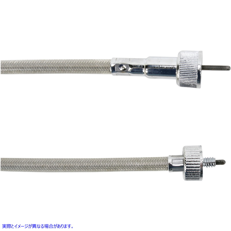 取寄せ スピードメーターケーブル - 40インチ - 編組 ドラッグスペシャリティーズ Speedometer Cable - 40 - Braided 0655-0047 06550047