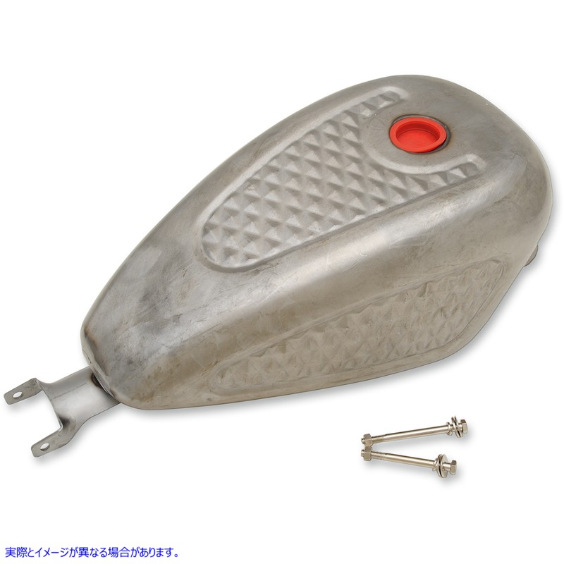 取寄せ カスタムガスタンク - ダイヤモンド - 3ガロン - スポーツスター ドラッグスペシャリティーズ Custom Gas Tank - Diamond - 3 Gallons - Sportster 0701-0836 07010836
