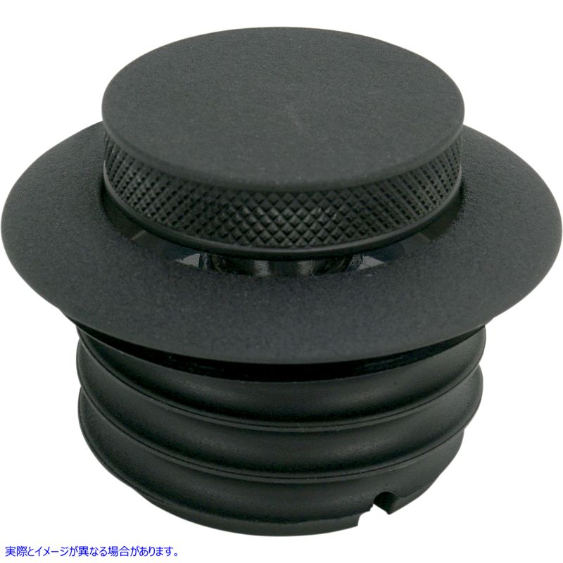 取寄せ ガスキャップ - 通気孔なしポップアップ - ブラックリンクル ドラッグスペシャリティーズ Gas Cap - Non-Vented Pop-Up - Black Wrinkle 0703-0327 07030327