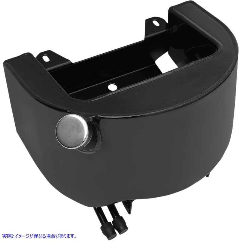 取寄せ サイドフィルオイルタンク - グロスブラック - 89-99 ソフテイル ドラッグスペシャリティーズ Side Fill Oil Tank - Gloss Black - 89'-99' Softail 0710-0162 07100162