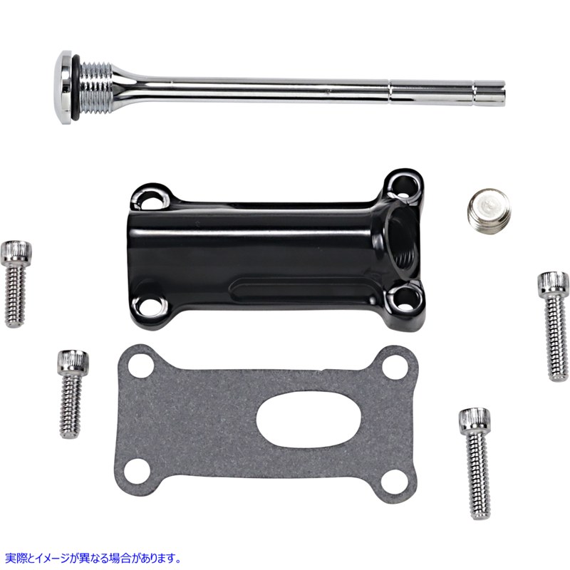 取寄せ エンジンオイル注ぎ口キット - ブラック - 99-01 ツーリング ドラッグスペシャリティーズ Engine Oil Spout Kit - Black - 99'-01' Touring 0710-0257 07100257
