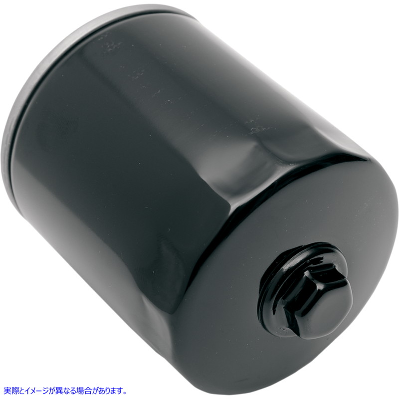 取寄せ スピンオンオイルフィルター ドラッグスペシャリティーズ Oil Filter with Nut - Black - Twin Cam/M8 0712-0021 07120021