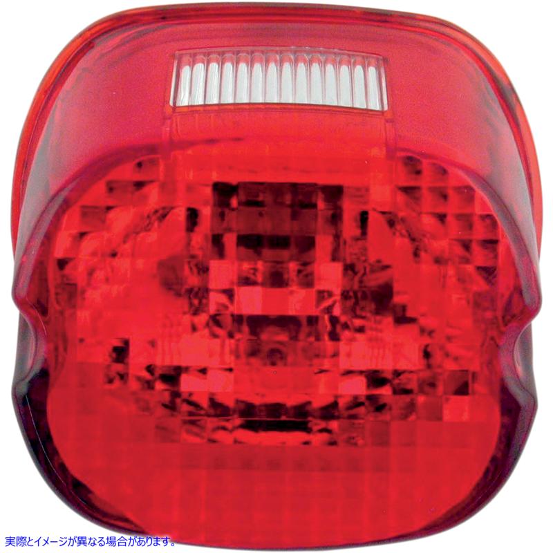 取寄せ レイダウンテールライトレンズ - レッド ドラッグスペシャリティーズ Laydown Taillight Lens - Red 0902-6320 09026320