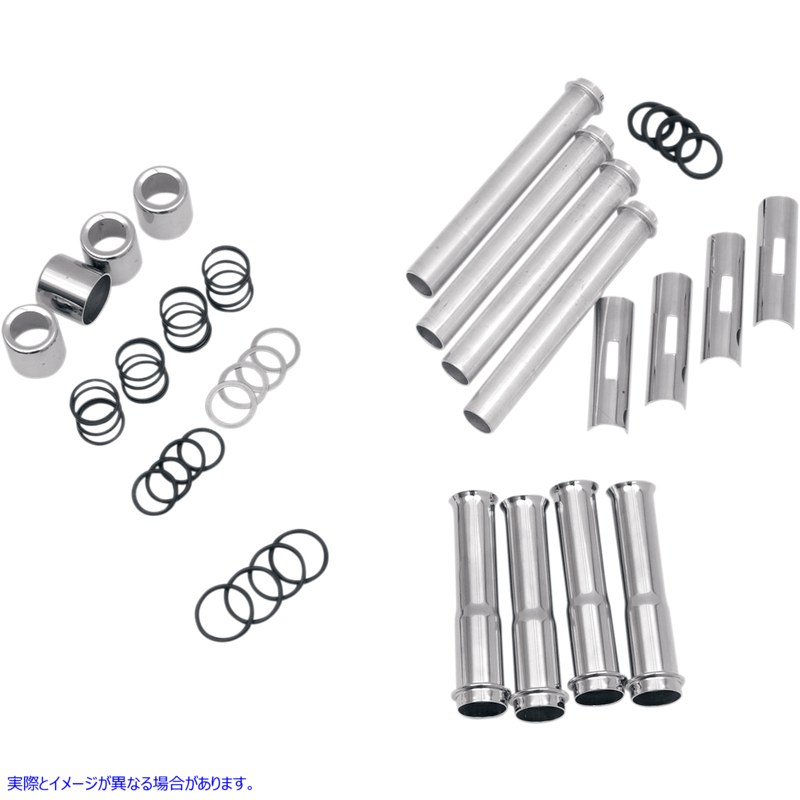 取寄せ プッシュロッドチューブキット - ツインカム ドラッグスペシャリティーズ Pushrod Tube Kit - Twin Cam 0928-0016 09280016