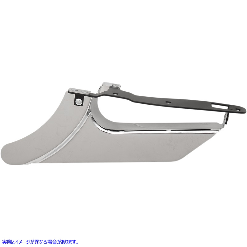 取寄せ ローリアベルトガード - 14-22 XL - クローム ドラッグスペシャリティーズ Low Rear Belt Guard - '14-'22 XL - Chrome 1202-0123 12020123