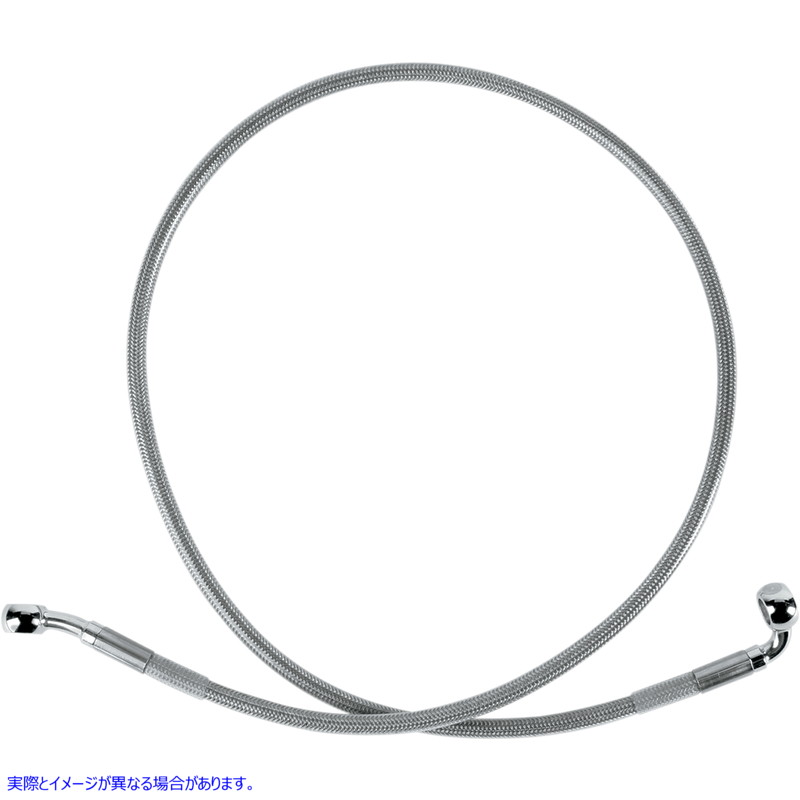 取寄せ ブレーキライン - フロント（上部） - ステンレススチール ドラッグスペシャリティーズ Brake Line - Front (Upper) - Stainless Steel 1204-2737 12042737