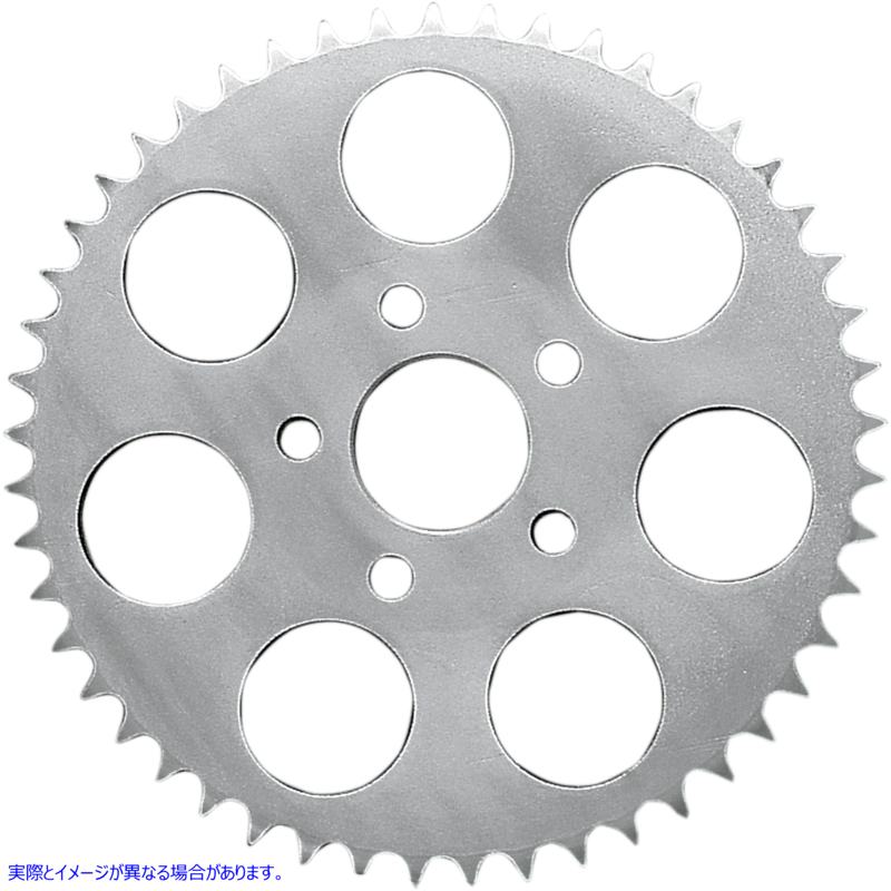 取寄せ リアスプロケット - 49歯 - クローム ドラッグスペシャリティーズ Rear Sprocket - 49 Tooth - Chrome 1210-0603 12100603