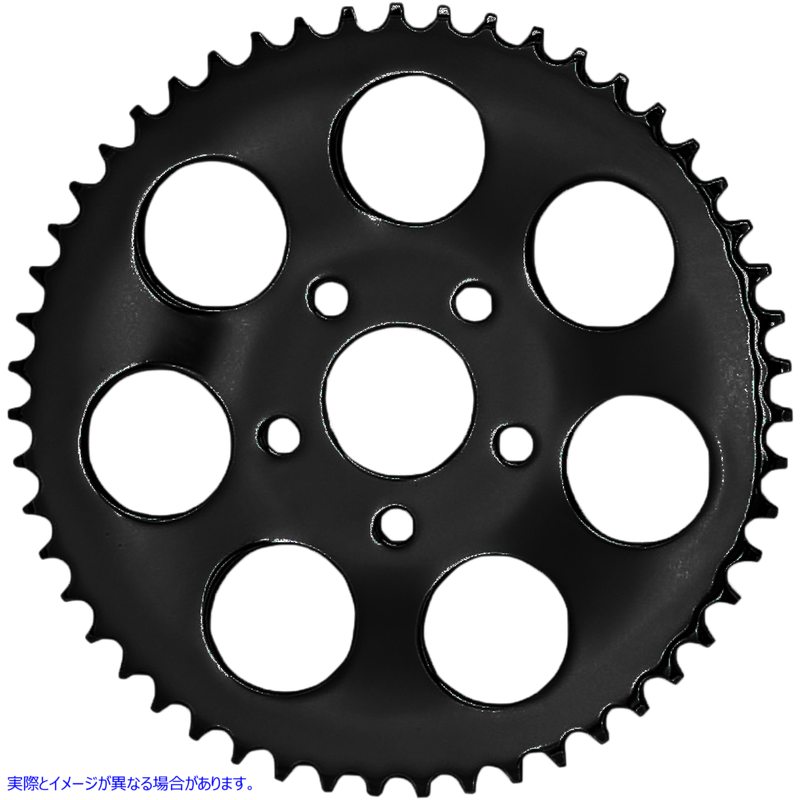 取寄せ リアスプロケット - ブラック - フラット - 48歯 ドラッグスペシャリティーズ Rear Sprocket - Black - Flat - 48 Tooth 1210-1833 12101833