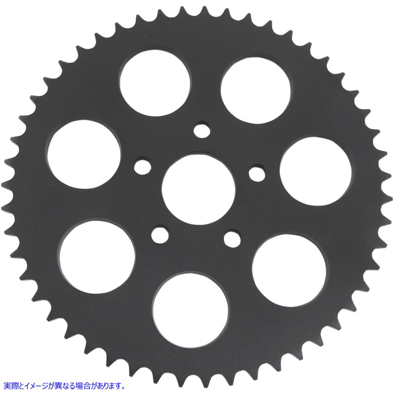 取寄せ リアスプロケット - ブラック - ディッシュ - 51歯 ドラッグスペシャリティーズ Rear Sprocket - Black - Dished - 51 Tooth 1210-1839 12101839