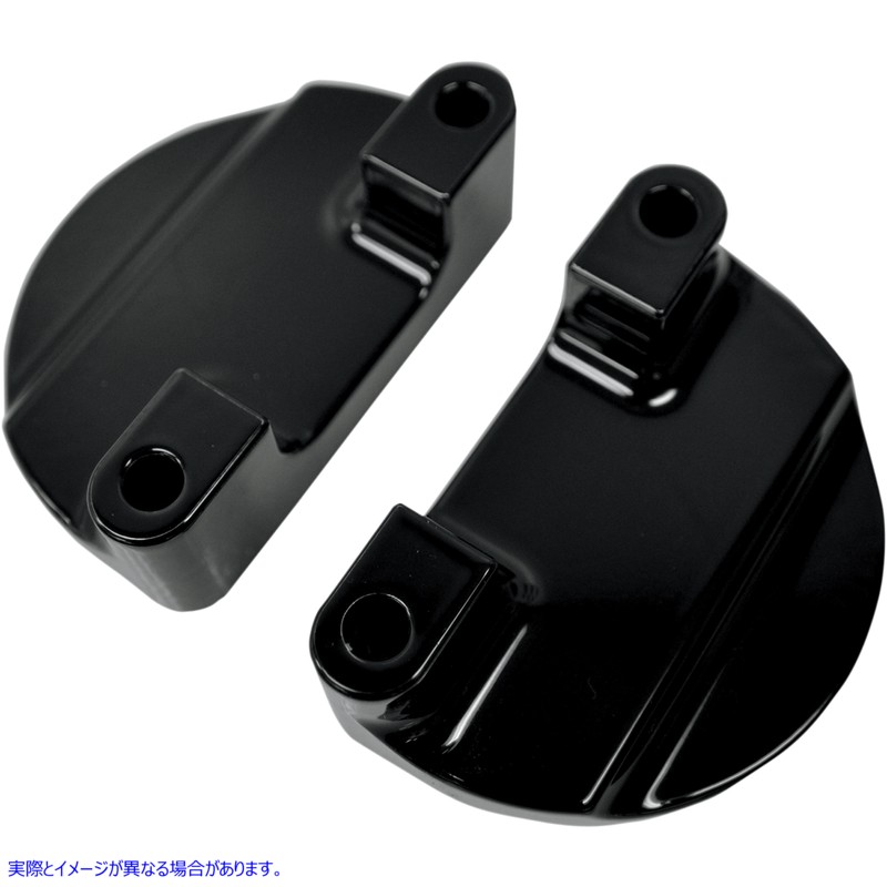 取寄せ フェンダーフォークアダプター - グロスブラック ドラッグスペシャリティーズ Fender-To-Fork Adapters - Gloss Black 1410-0065 14100065