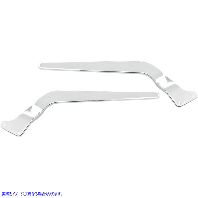 取寄せ リアフェンダーストラット - スムース - クローム ドラッグスペシャリティーズ Rear Fender Strut - Smooth - Chrome 1411-0018 14110018