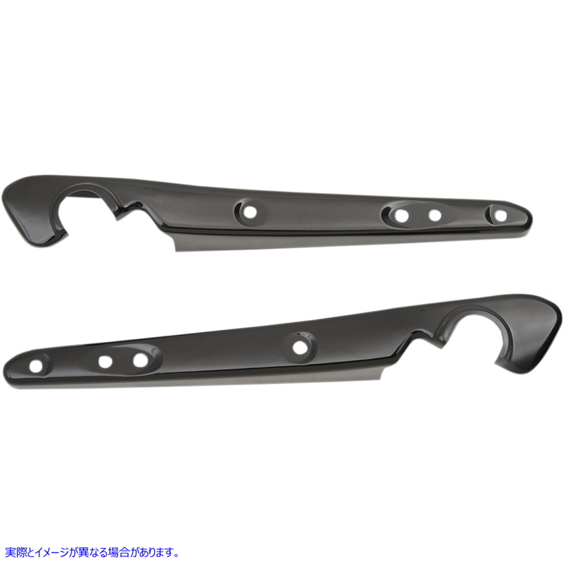 取寄せ リアフェンダーストラット - ストックスタイル - グロスブラック ドラッグスペシャリティーズ Rear Fender Strut - Stock-Style - Gloss Black 1411-0040 14110040