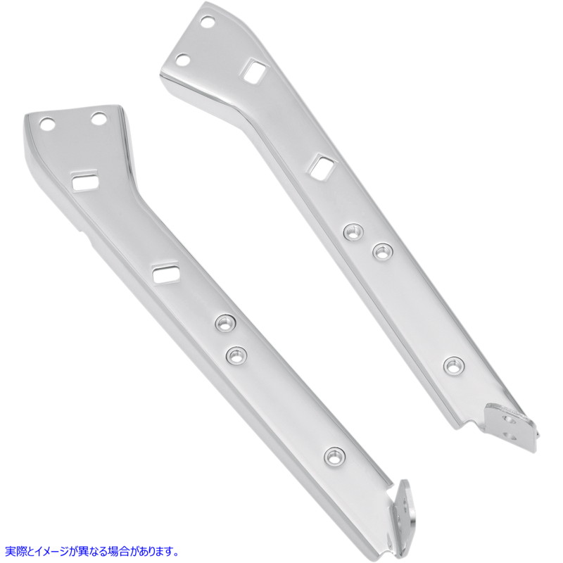 取寄せ 左サドルバッグレールサポートブラケット - クローム ドラッグスペシャリティーズ Left Saddlebag Rail Support Bracket - Chrome 1413-0011 14130011