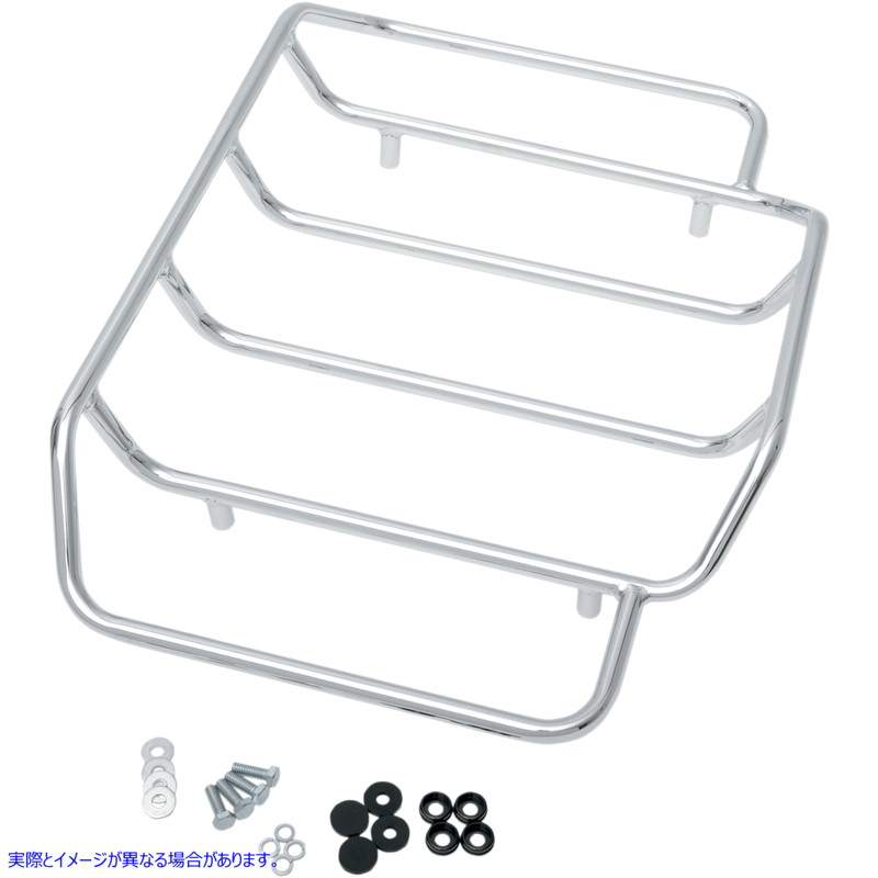 取寄せ Tour-PakR ラゲッジラック - クローム ドラッグスペシャリティーズ Tour-PakR Luggage Rack - Chrome 1510-0163 15100163