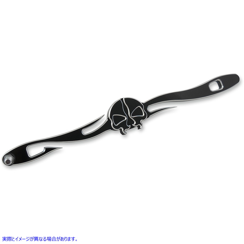 取寄せ スプリットスカルリンケージ - ブラック - FL ドラッグスペシャリティーズ Split Skull Linkage - Black - FL 1601-0492 16010492