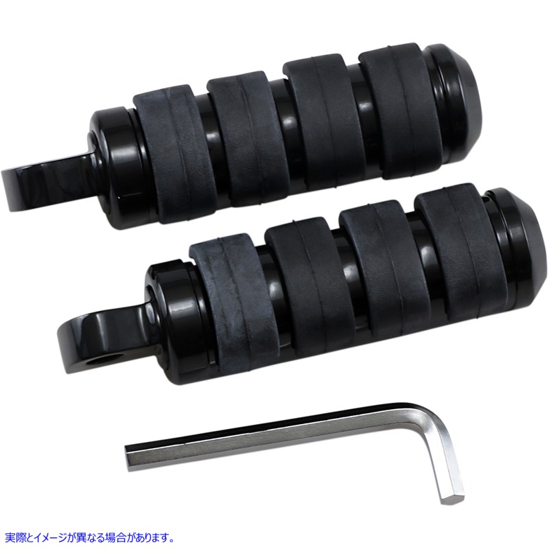 取寄せ ソフトライドフットペグ - ブラック - Sサイズ ドラッグスペシャリティーズ Soft-Ride Footpeg - Black - Small 1603-0353 16030353