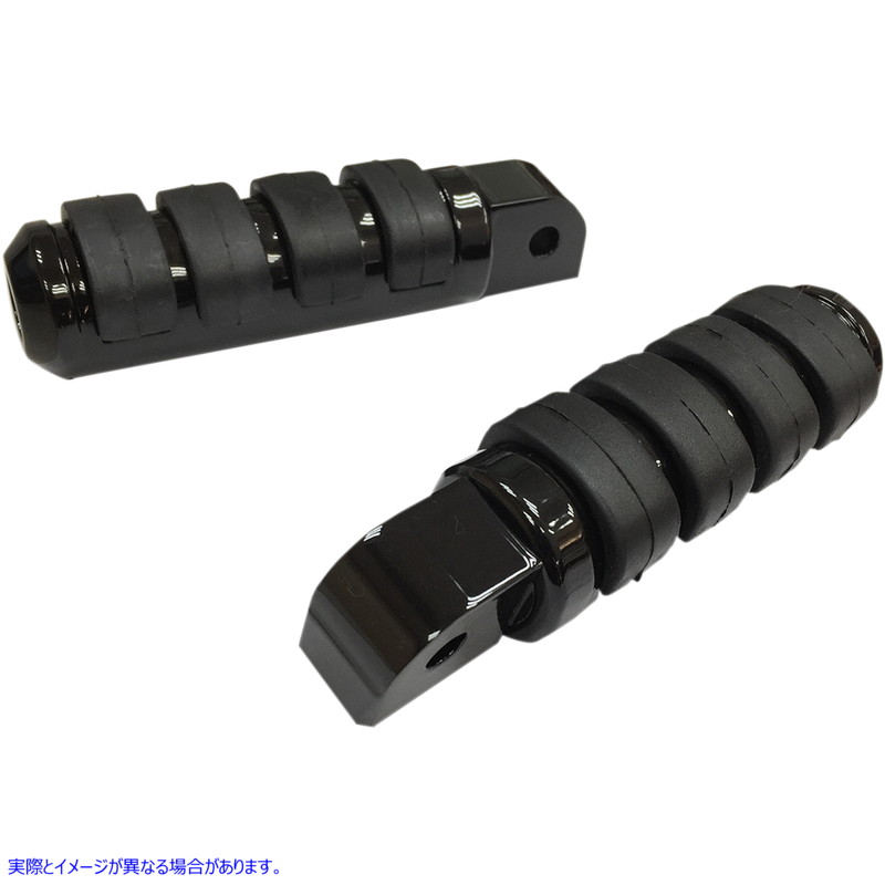 取寄せ ソフトライドフットペグ - ラージ - ブラック - FL/FX ドラッグスペシャリティーズ Soft Ride Foot Pegs - Large - Black - FL/FX 1620-1848 16201848