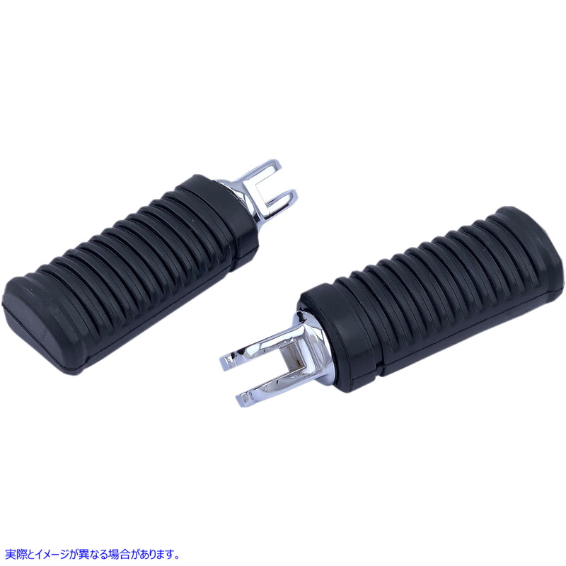 取寄せ FML フットペグ - ドライバー - クローム/ブラック - ソフテイル ドラッグスペシャリティーズ FML Footpegs - Driver - Chrome/Black - Softail 1620-1890 16201890