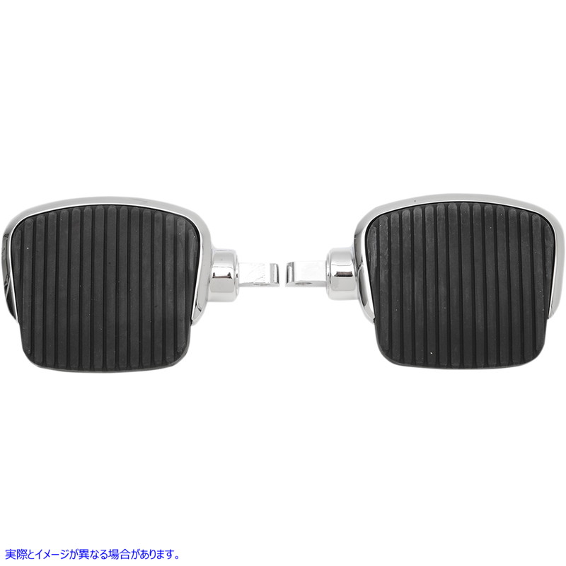 取寄せ ミニフットボード - オス 4インチ - クローム ドラッグスペシャリティーズ Mini Footboards - Male 4 - Chrome 1621-0724 16210724