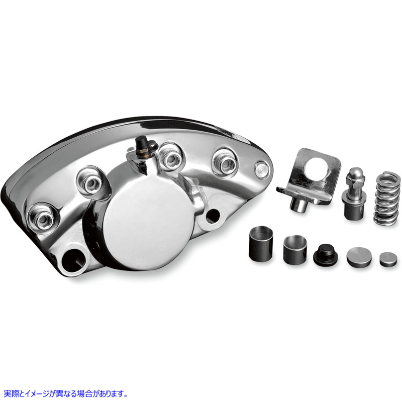 取寄せ リアキャリパー - クローム - 73-83FL/FX ドラッグスペシャリティーズ Rear Caliper - Chrome - 73-83FL/FX 1701-0178 17010178