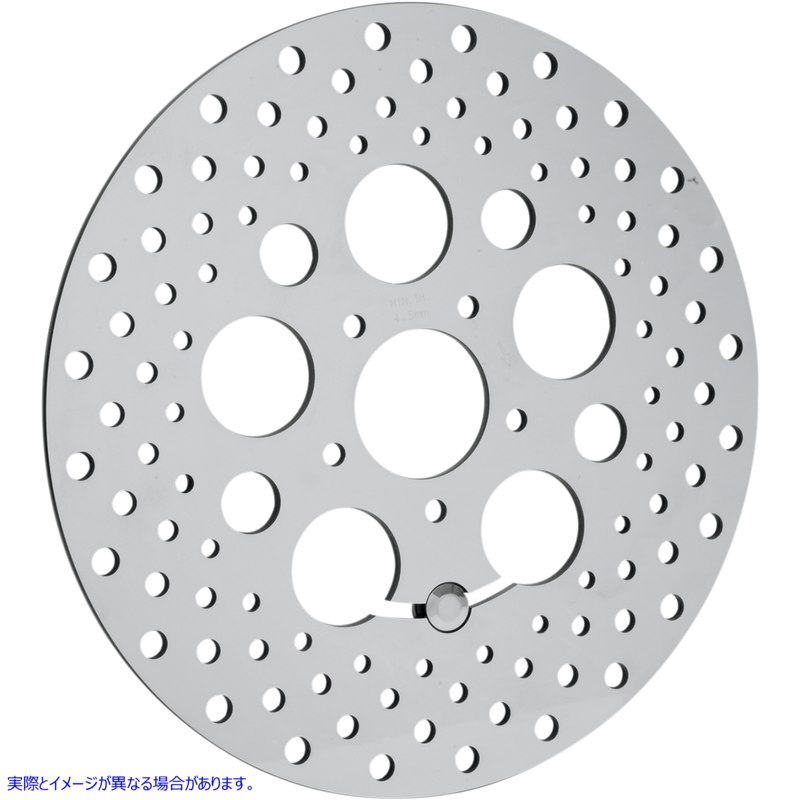 取寄せ ドリルドブレーキローター - フロント - 11.8インチ - ツーリング/トライク ドラッグスペシャリティーズ Drilled Brake Rotor - Front - 11.8 - Touring/Trike 1710-1061 17101061