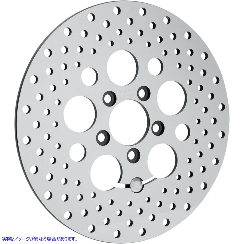 取寄せ ドリルドブレーキローター - リア - 11.8インチ - ツーリング ドラッグスペシャリティーズ Drilled Brake Rotor - Rear - 11.8 - Touring 1710-1062 17101062