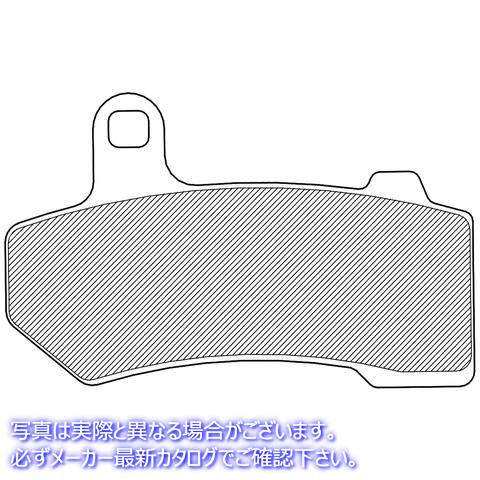 取寄せ オーガニックブレーキパッド - ハーレーダビッドソン ドラッグスペシャリティーズ Organic Brake Pads - Harley-Davidson 1720-0214 17200214