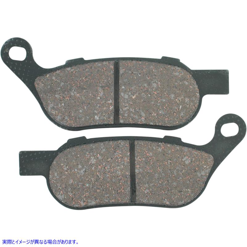 取寄せ オーガニックブレーキパッド - ハーレーダビッドソン ドラッグスペシャリティーズ Organic Brake Pads - Harley-Davidson 1720-0218 17200218