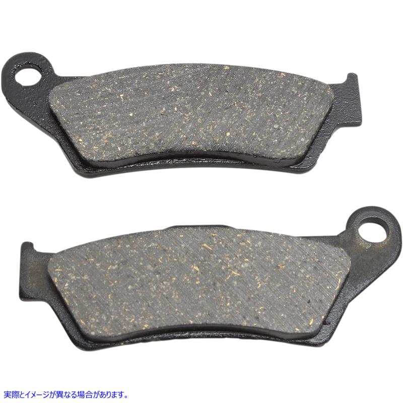 取寄せ オーガニックブレーキパッド - Street 500/750 XG ドラッグスペシャリティーズ Organic Brake Pads - Street 500/750 XG 1720-0568 17200568