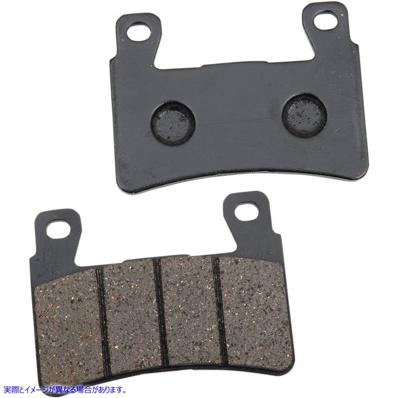 取寄せ セミメタルブレーキパッド - フロント ドラッグスペシャリティーズ Semi-Metallic Brake Pads - Front 1721-2252 17212252