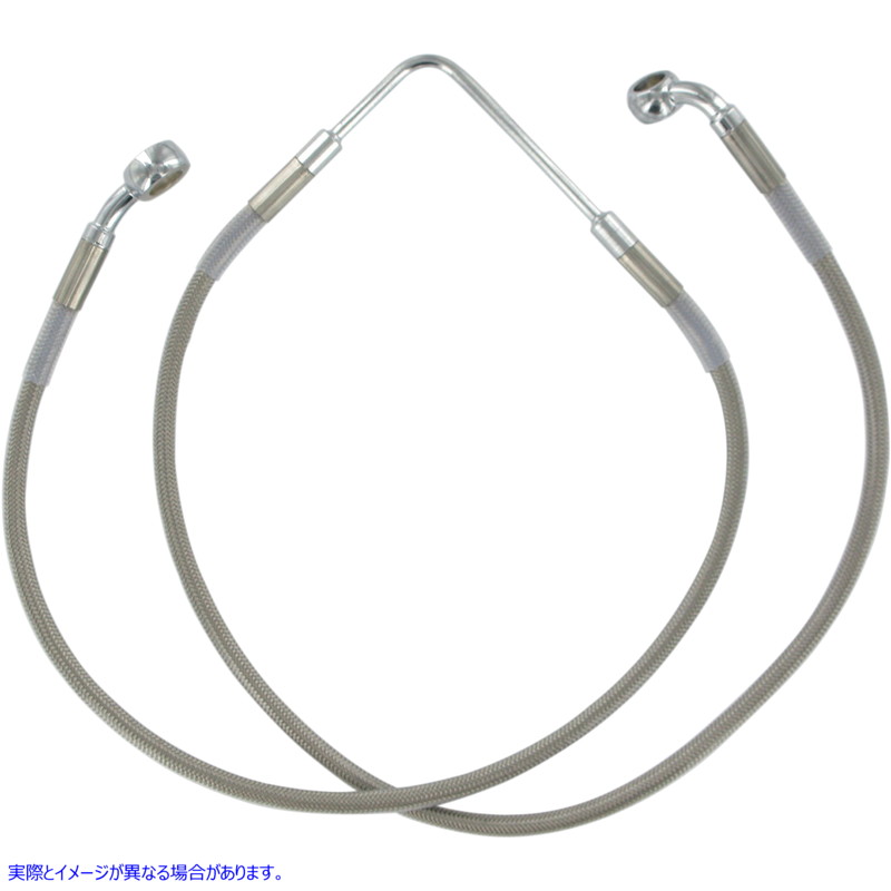 取寄せ ブレーキライン - フロント（上部） - ステンレススチール ドラッグスペシャリティーズ Brake Line - Front (Upper) - Stainless Steel 1741-1783 17411783