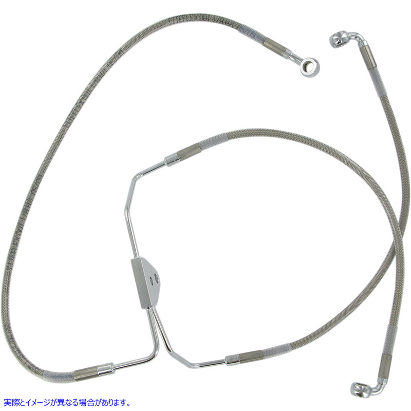 取寄せ ブレーキライン - フロント（下部/上部） - ステンレススチール ドラッグスペシャリティーズ Brake Line - Front (Lower/Upper) - Stainless Steel 1741-1794 17411794