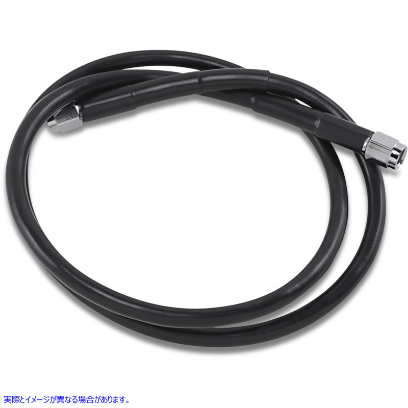 取寄せ ユニバーサルブレーキライン - ブラック - 38インチ ドラッグスペシャリティーズ Universal Brake Line - Black - 38 1741-2721 17412721