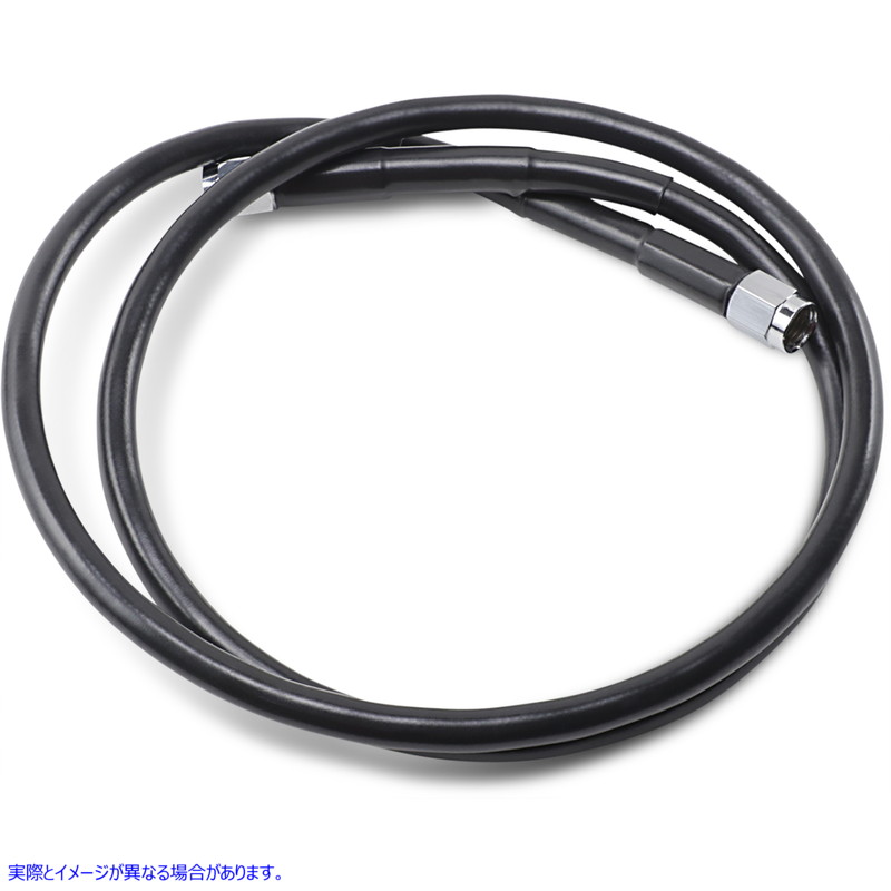 取寄せ ユニバーサルブレーキライン - ブラック - 40インチ ドラッグスペシャリティーズ Universal Brake Line - Black - 40 1741-2722 17412722
