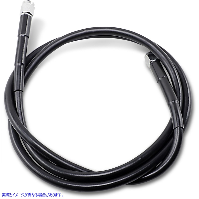 取寄せ ユニバーサルブレーキライン - ブラック - 50インチ ドラッグスペシャリティーズ Universal Brake Line - Black - 50 1741-2729 17412729