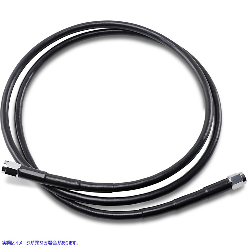 取寄せ ユニバーサルブレーキライン - ブラック - 54インチ ドラッグスペシャリティーズ Universal Brake Line - Black - 54 1741-2731 17412731