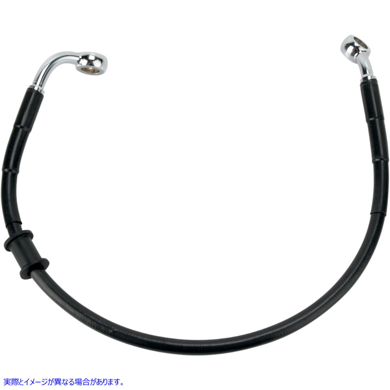取寄せ ブレーキライン - リア - ブラック ドラッグスペシャリティーズ Brake Line - Rear - Black 1741-2925 17412925