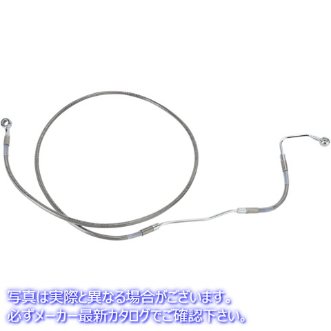 取寄せ ブレーキライン - フロント（上部） - ステンレススチール ドラッグスペシャリティーズ Brake Line - Front (Upper) - Stainless Steel 1741-2926 17412926
