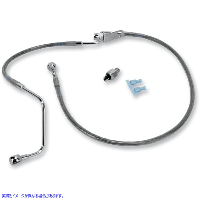 取寄せ ブレーキライン - リア - ステンレススチール ドラッグスペシャリティーズ Brake Line - Rear - Stainless Steel 1741-2944 17412944