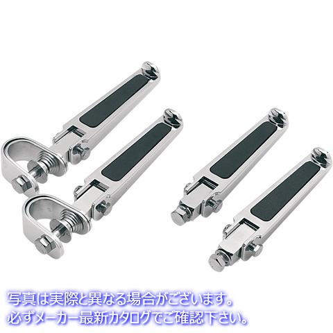 取寄せ Uクランプフットペグ - ラバーインレイ ドラッグスペシャリティーズ U-Clamp Footpegs - Rubber Inlay 1904-1764 19041764